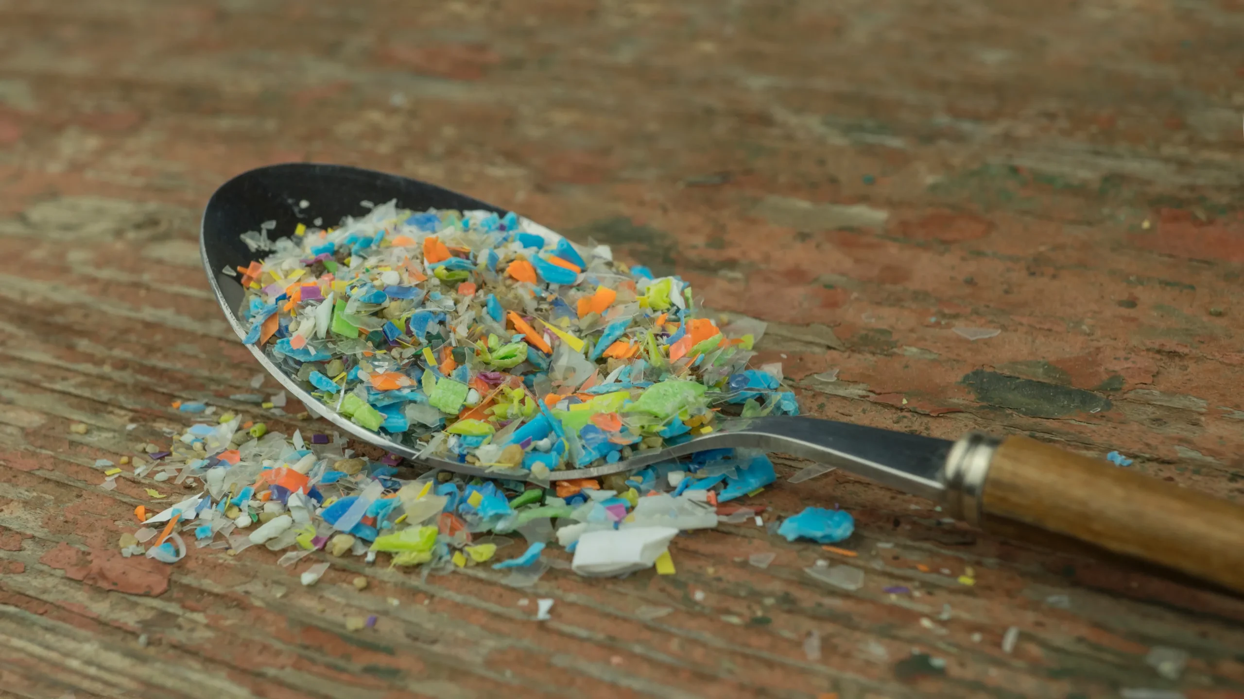Microplastics On A Spoon